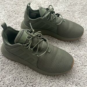 Olive Green Adidas - Womens 8 = Kids 6